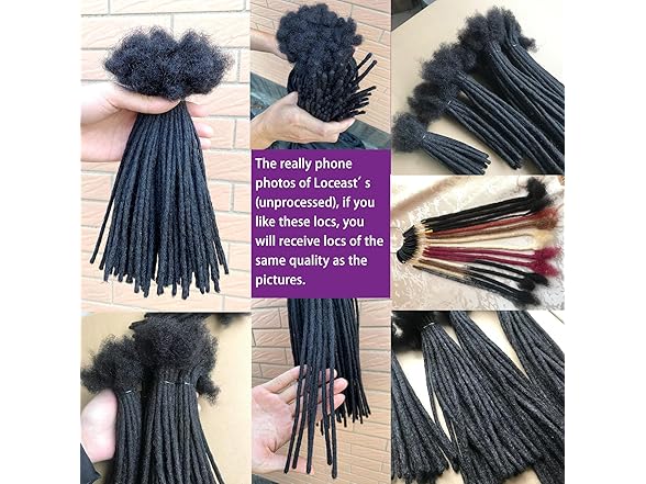 Loceast 6 Inch 0.2cm Width Loc Extension