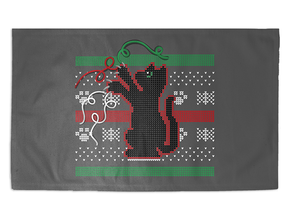 Power Meowy Rug Meowy Christmas 3' x 2' Rug