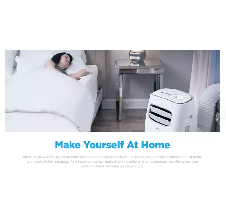 Midea 3-in-1 10000BTU Smart Portable AC - Gallery 20