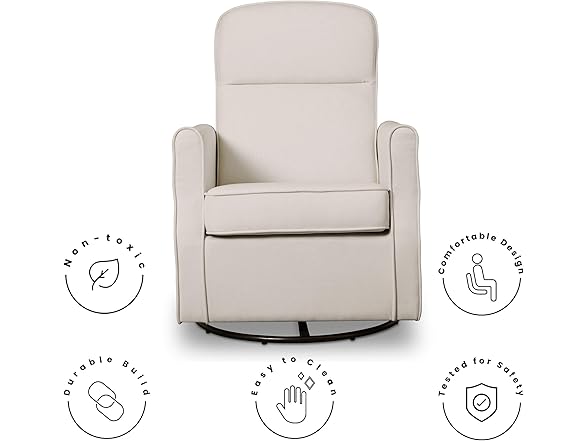 Delta Nursery Glider Swivel Rocker Chair