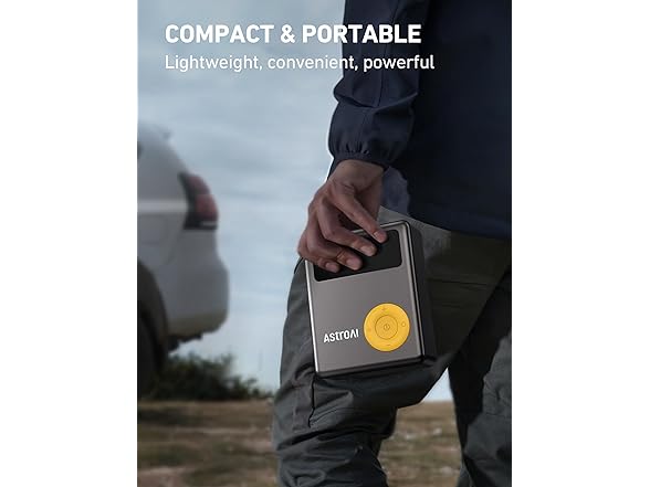 AstroAI Portable Jump Starter w/ Air Compressor