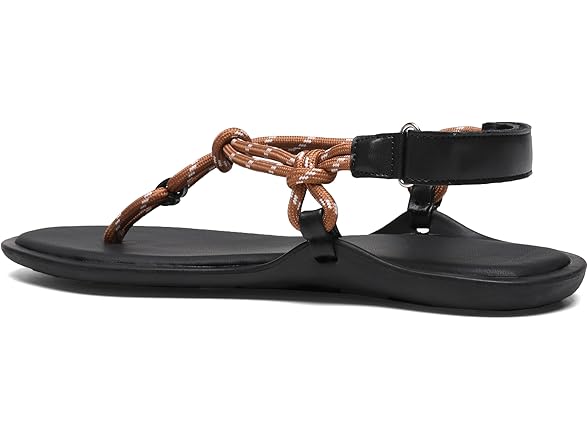 Molozoey Rope brown flats sandals