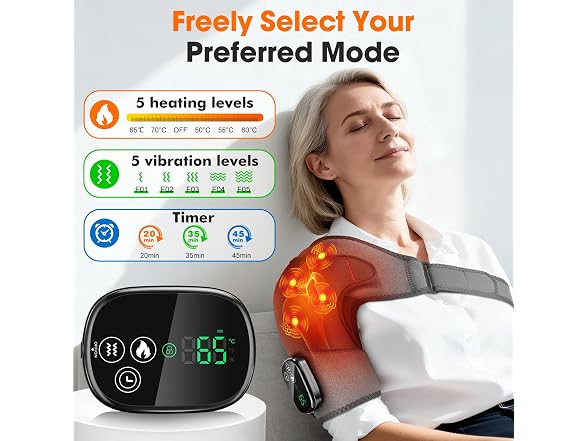 BAISEMAIN Shoulder Heating Pad Massager