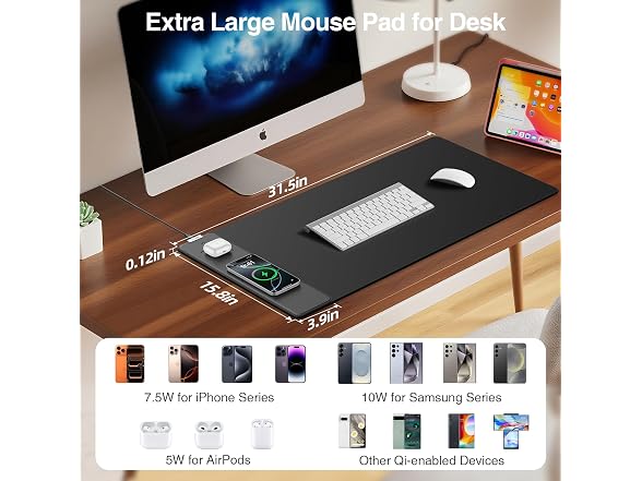 abc.mat Magnetic Wireless Charging Pad