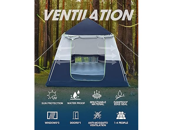 Corani 14.1'x6.5'x9' Inflatable Tent - Blue