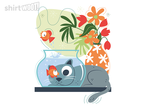 Cat, Fish, and Aquarium