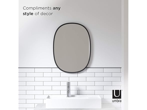 Umbra Hub Oval Mirror