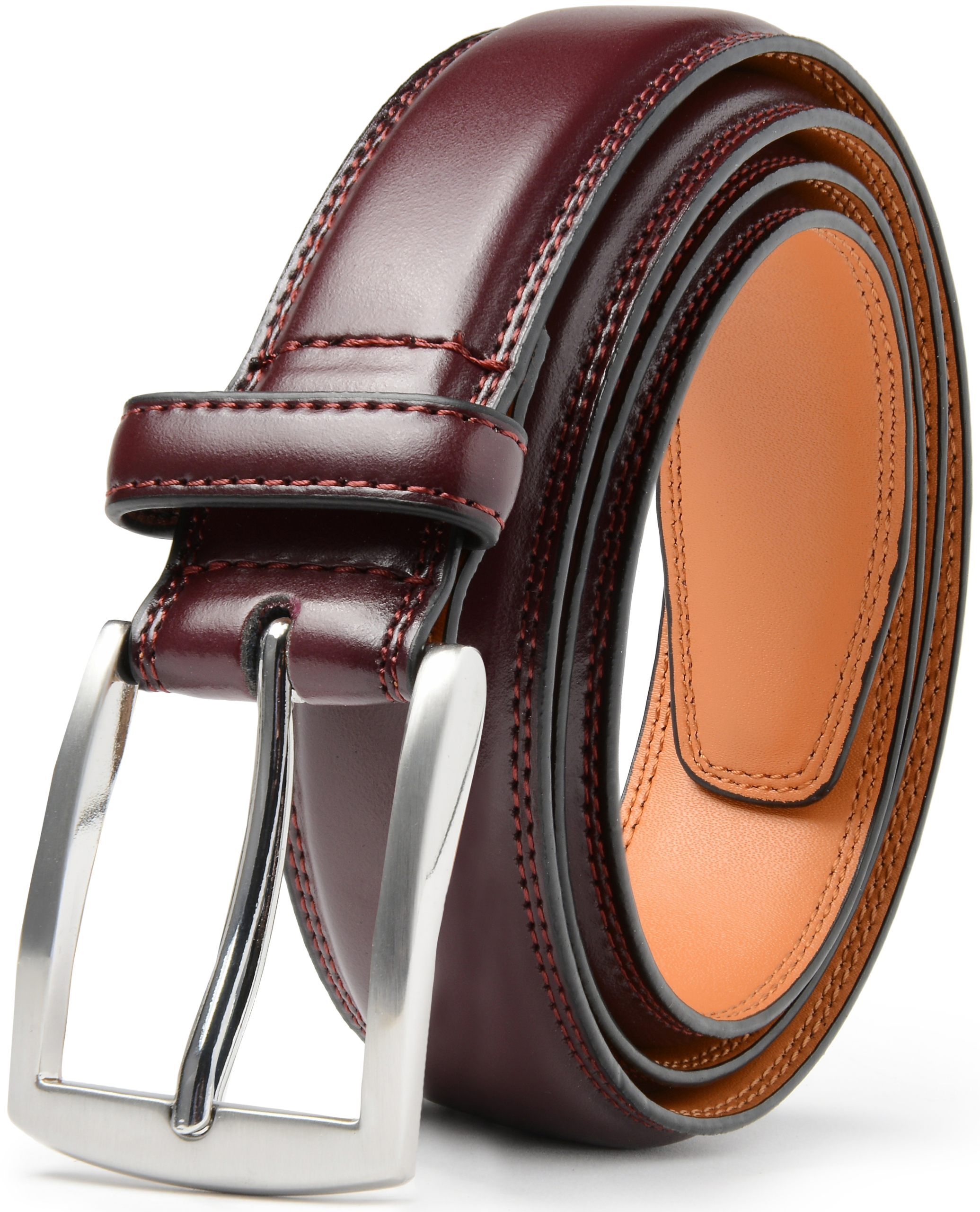 1, 2, 3, 4, 6-Pack Leather Dress Belt - Gallery 42