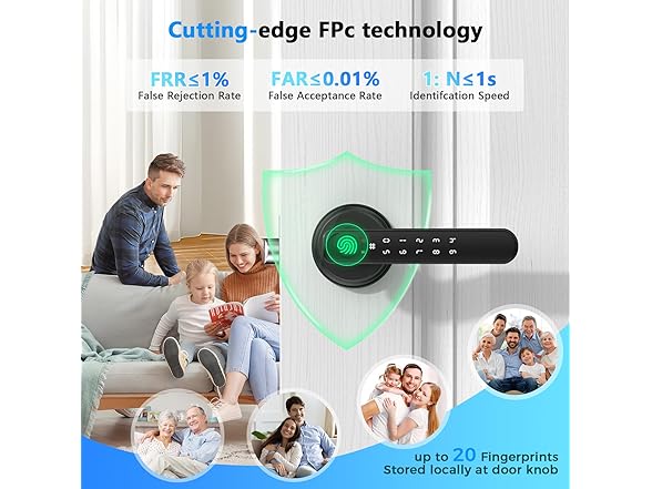 sivmn Fingerprint Smart Door Lock