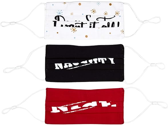 Allegro Allegro by Scunci Holiday Fun Face Masks