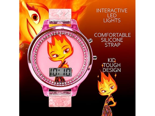 Disney Elemental Ember Lumen Kids’ Watch