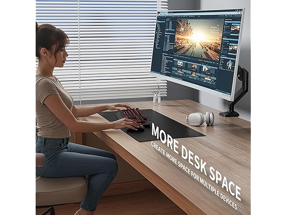 C-MOUNTS Single Monitor Arm Desk Mount