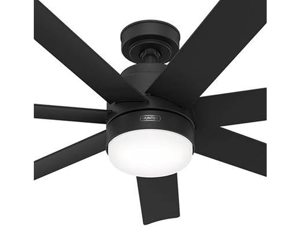 Hunter Fan 52 inch Indoor/Outdoor Matte Black Ceiling Fan