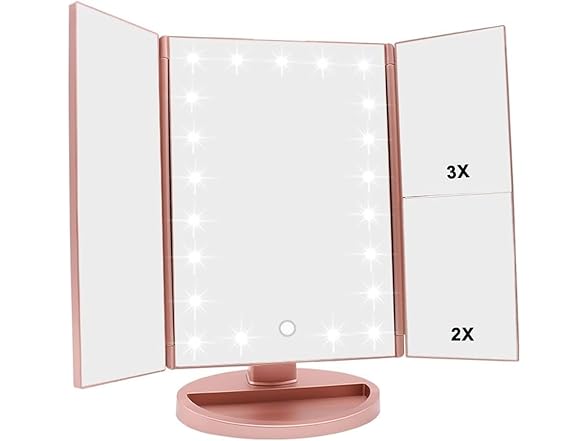 WEILY Makeup Mirror with 21 LED Lights