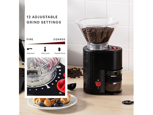 Bodum Bistro Electric Conical Burr Coffee Grinder