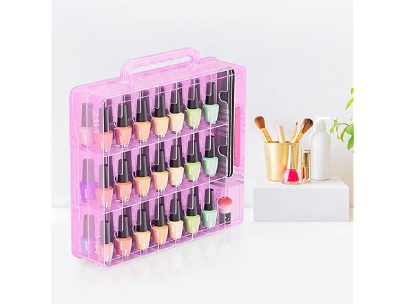 Beloving Beloving Nail Polish Organizer Case for 48 Bottles