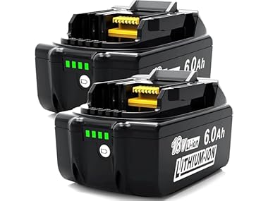 $49.99, Was $89.99, 44% Off! Simple Plus Replacement Battery Makita 18V 6Ah 2pk dealfomo
