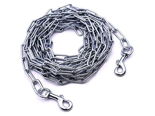 OmniPet Leather Brothers Welded Link Dog Tie