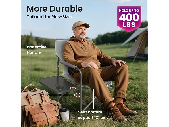 Suptinwear Heavy Duty Director Camping Chair