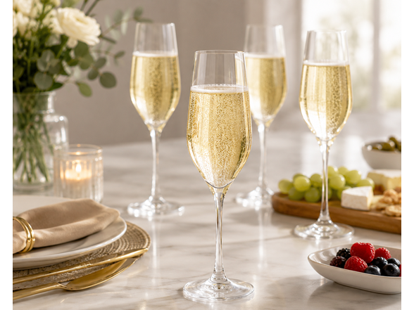 Williams Sonoma Glassware Set (Champagne Flutes)