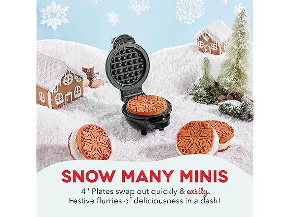 DASH Multimaker Mini System Two 4” Nonstick Removable Plates