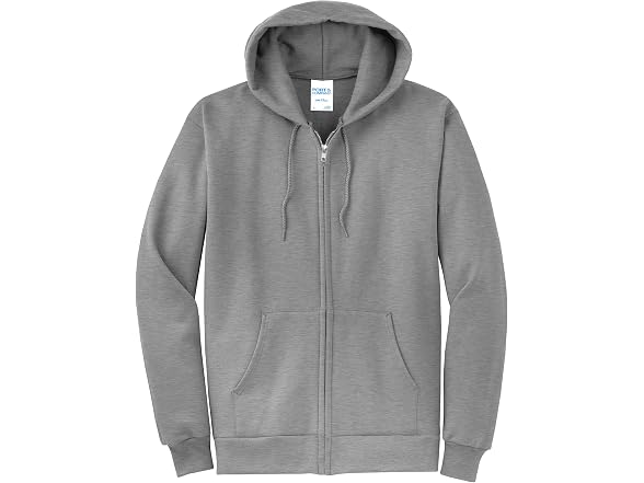 Port & Co Men (M) Core Fleece Full-zip Sweatshirt
