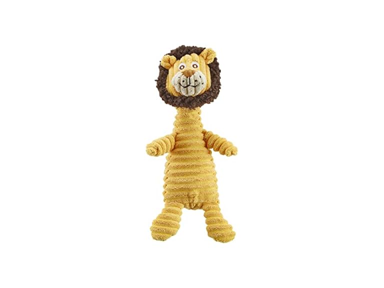Outward Hound Squeakin' Squiggles Lion Plush Dog Toy