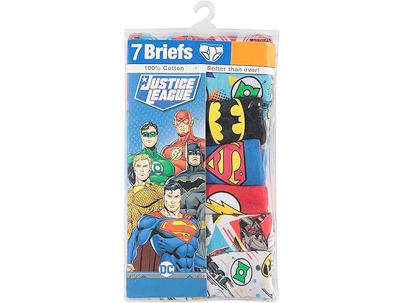 DC Comics 100% Cotton Briefs with Prints