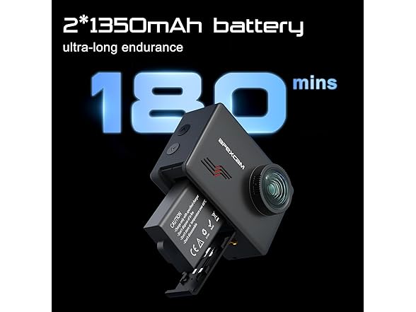 Apexcam Touch Screen 4K Action Camera