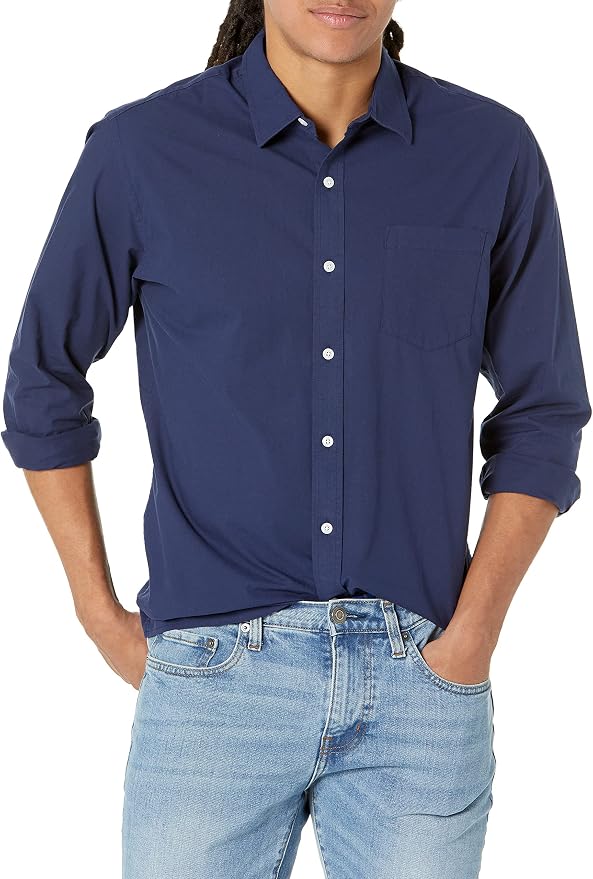 Amazon Essentials Men Long-sleeve Casual Shirt - Gallery 23