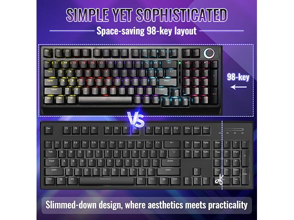 Gegago Mechanical Gaming Keyboard 98Key