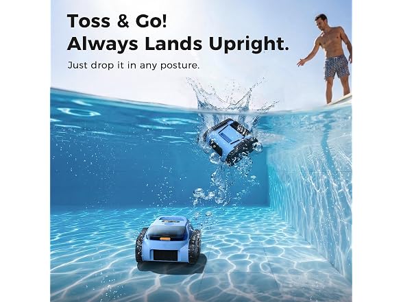 Cordless Robotic Pool Cleaner,Automatic