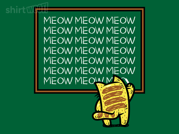 Meow Chalkboard
