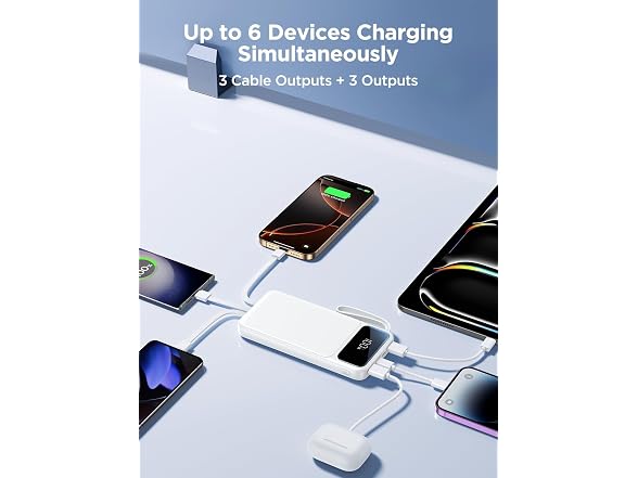 Aioneus Power Bank, White