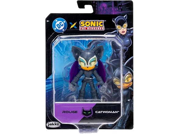 DC X Sonic Collectable 2.5 Inch Scale Action Figures