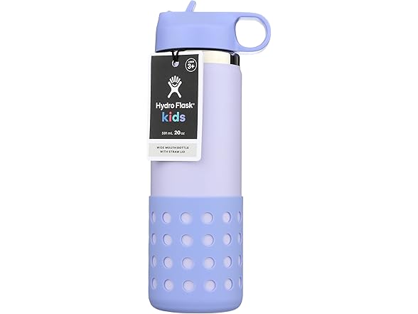 Hydro Flask 20oz Kids Wide Mouth Straw Cap