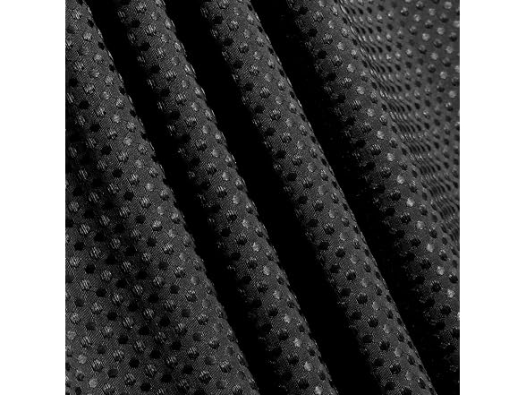 Clara Clark Black Shower Curtain - Hotel Quality Waffle
