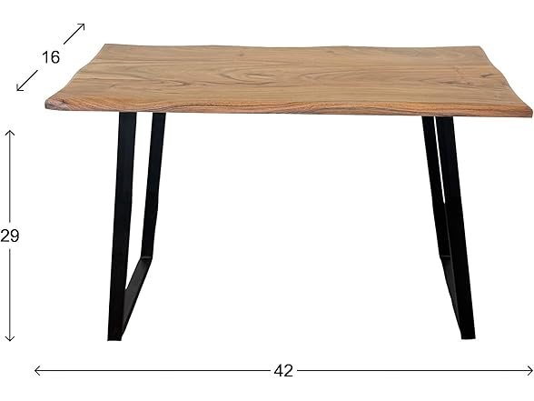 Howard Elliott Collection Avinash Console Table Rectangle Brown