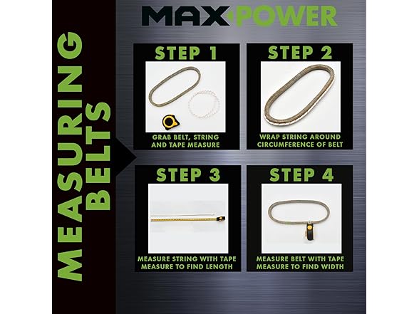 MaxPower 336357 Deck Belt