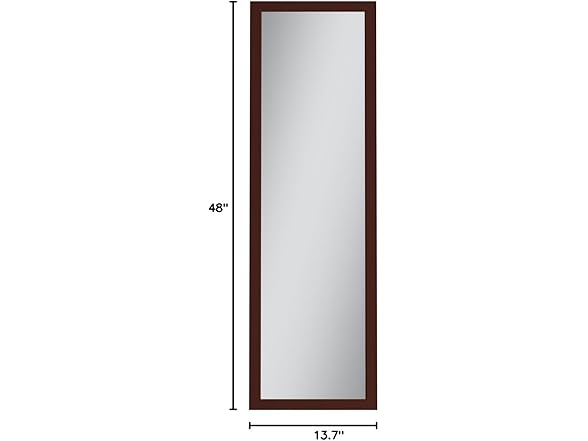 Mirrotek Over The Door Mirror Full Length Mirror