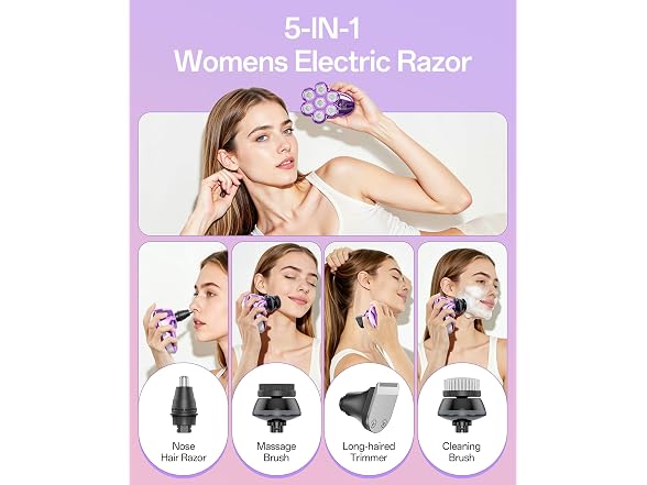 WEQOEE Electric Razors for Women