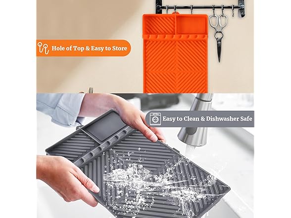 Silicone Grill Mat for Blackstone Griddle Cover 16" x 11.5"