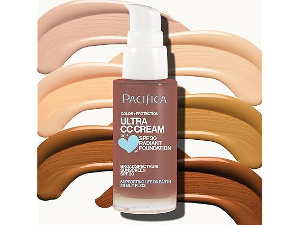 Pacifica Ultra CC Cream Radiant Foundation SPF 17 - Cool-Deep