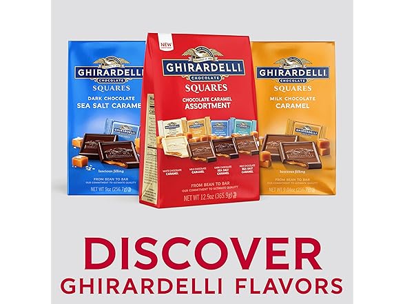 Ghirardelli Choc Caramel Squares Assortm