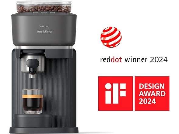 Philips Baristina Espresso Machine+Milk Frother Bundle