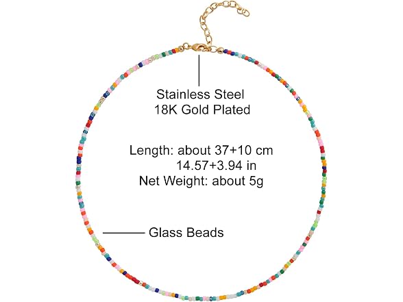 Wellike Freshwater Pearl Beaded Necklace for Women