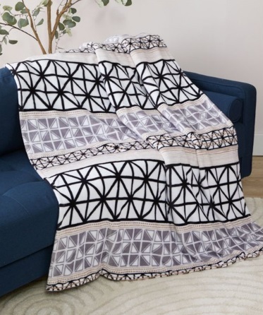Noble House 2Pk Micro Fleece Throws - Gallery 41