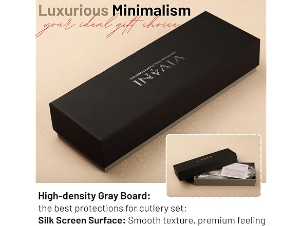 VIVANI Luxury Silverware Flatware Set