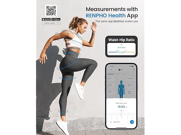 RENPHO RENPHO Body Measuring Tape, Bluetooth Sm