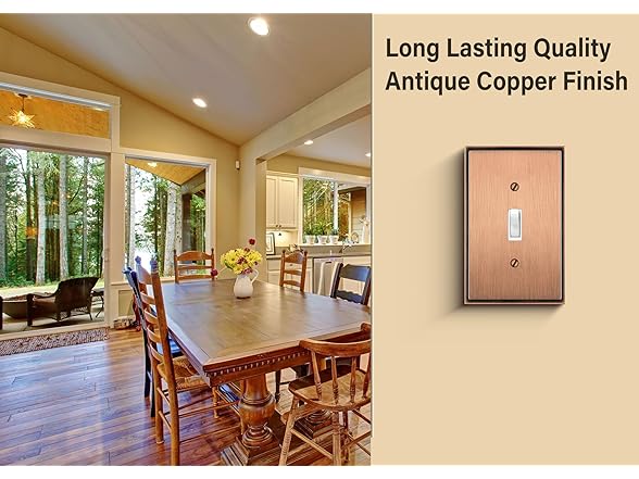 Henne Bery Wall Plate Antique Copper 3pk
